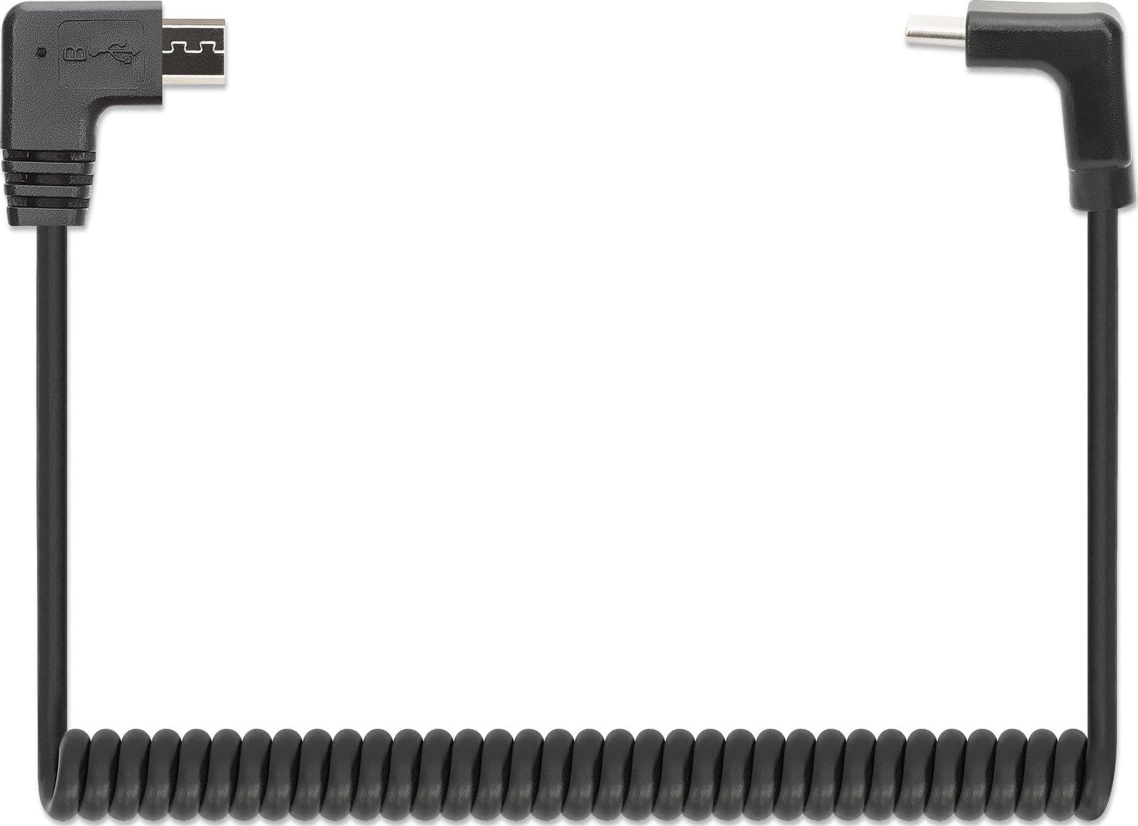 Cavo di Ricarica USB-C&trade a Micro-USB 1m Spiralato Nero in  Scontolo.net - Potenza, commercioVirtuoso.it