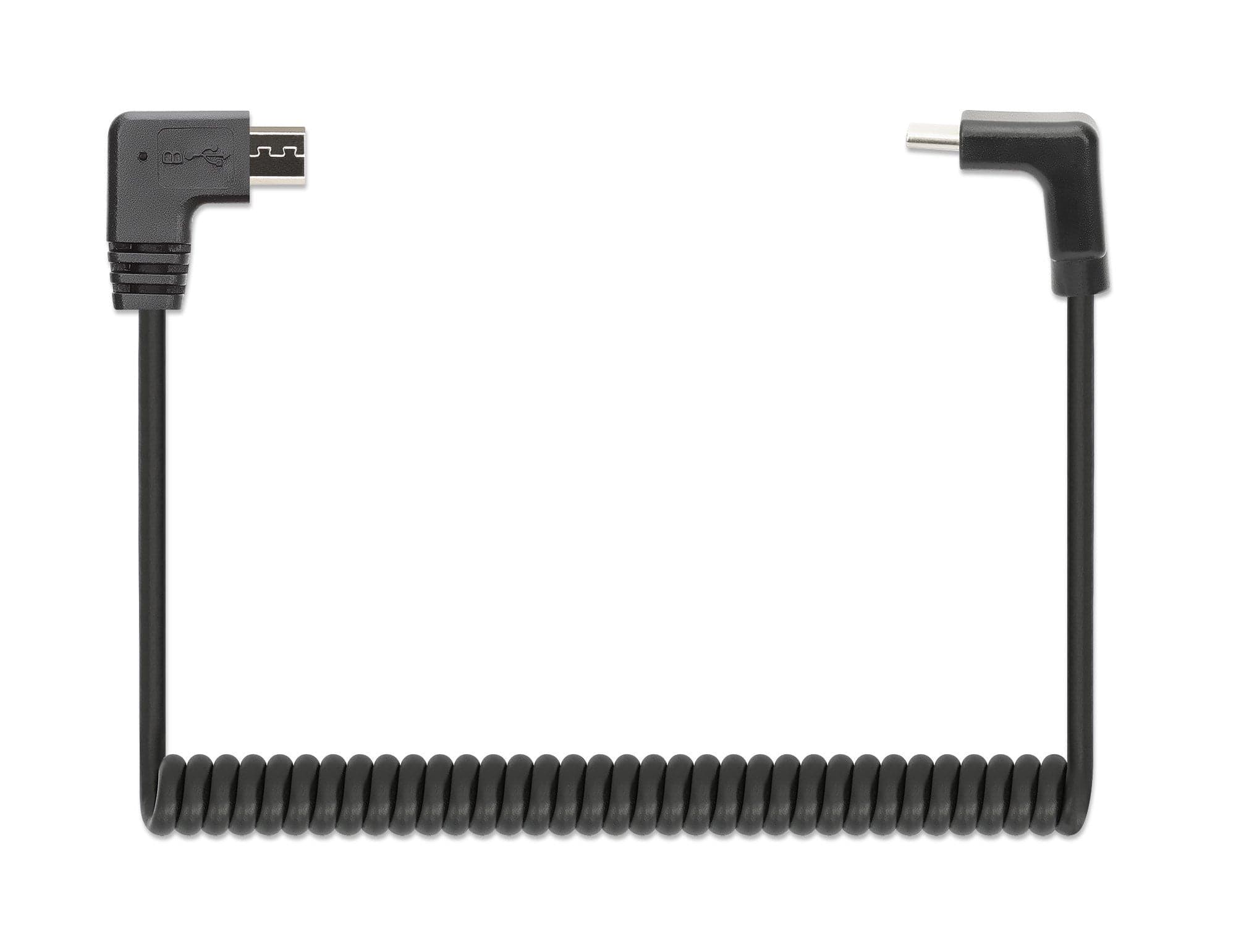 Cavo di Ricarica USB-C&trade a Micro-USB 1m Spiralato Nero in  Scontolo.net - Potenza, commercioVirtuoso.it