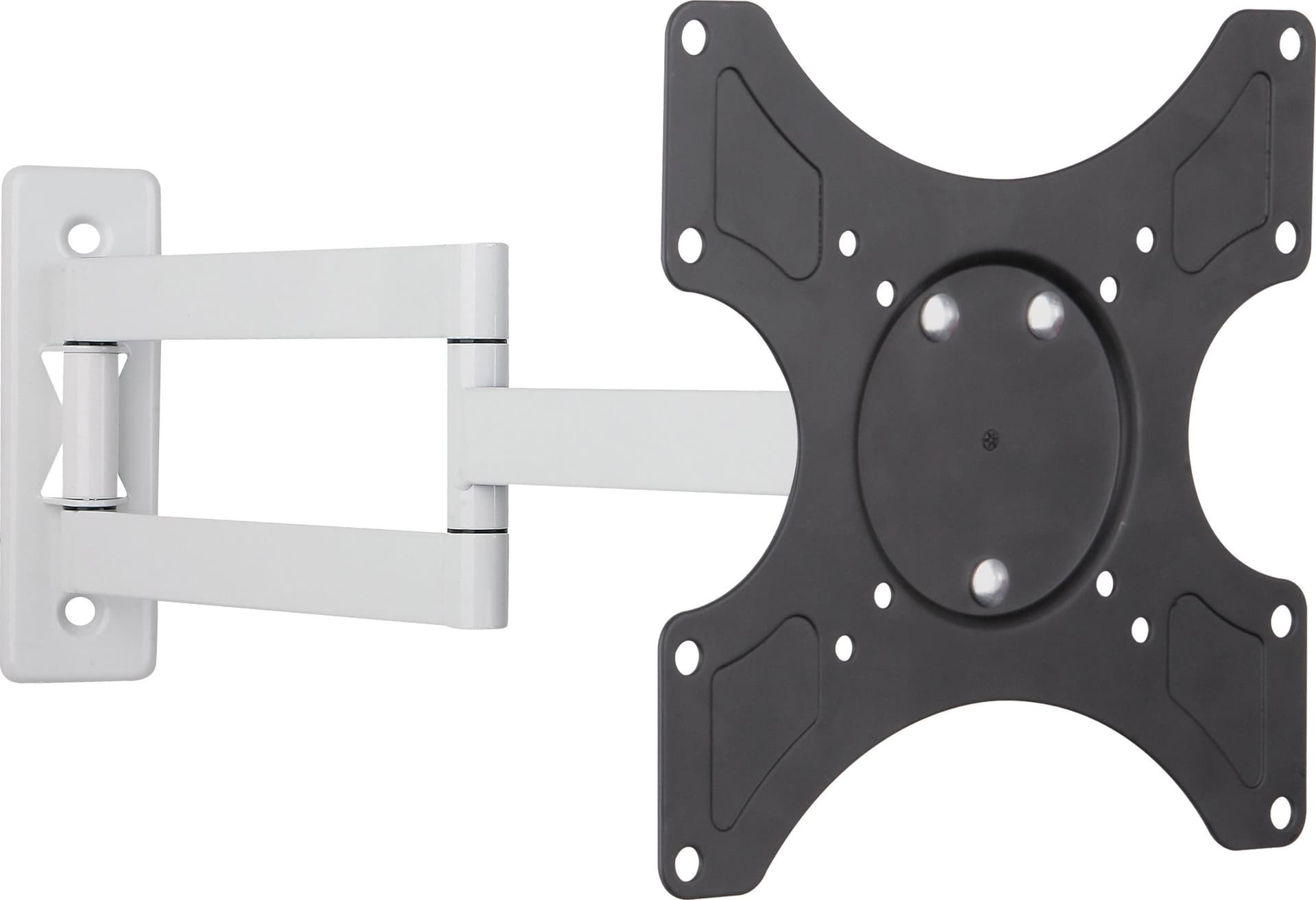 Supporto a Muro per TV LED LCD 19-37'' Inclinabile 3 Snodi Bicolor Bianco Nero in Supporti da parete e da soffitto Scontolo.net - Potenza, commercioVirtuoso.it
