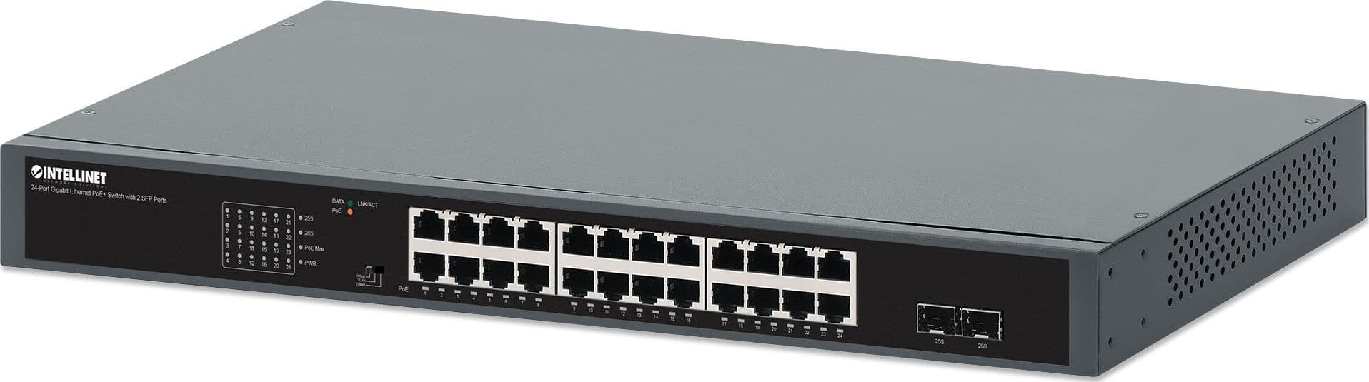 Gigabit Ethernet Switch 24-Porte PoE+ con 2 porte SFP in  Scontolo.net - Potenza, commercioVirtuoso.it