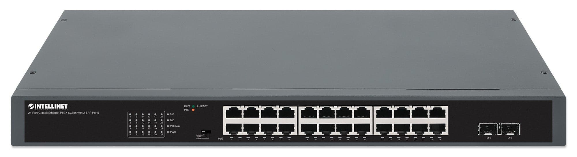 Gigabit Ethernet Switch 24-Porte PoE+ con 2 porte SFP in  Scontolo.net - Potenza, commercioVirtuoso.it