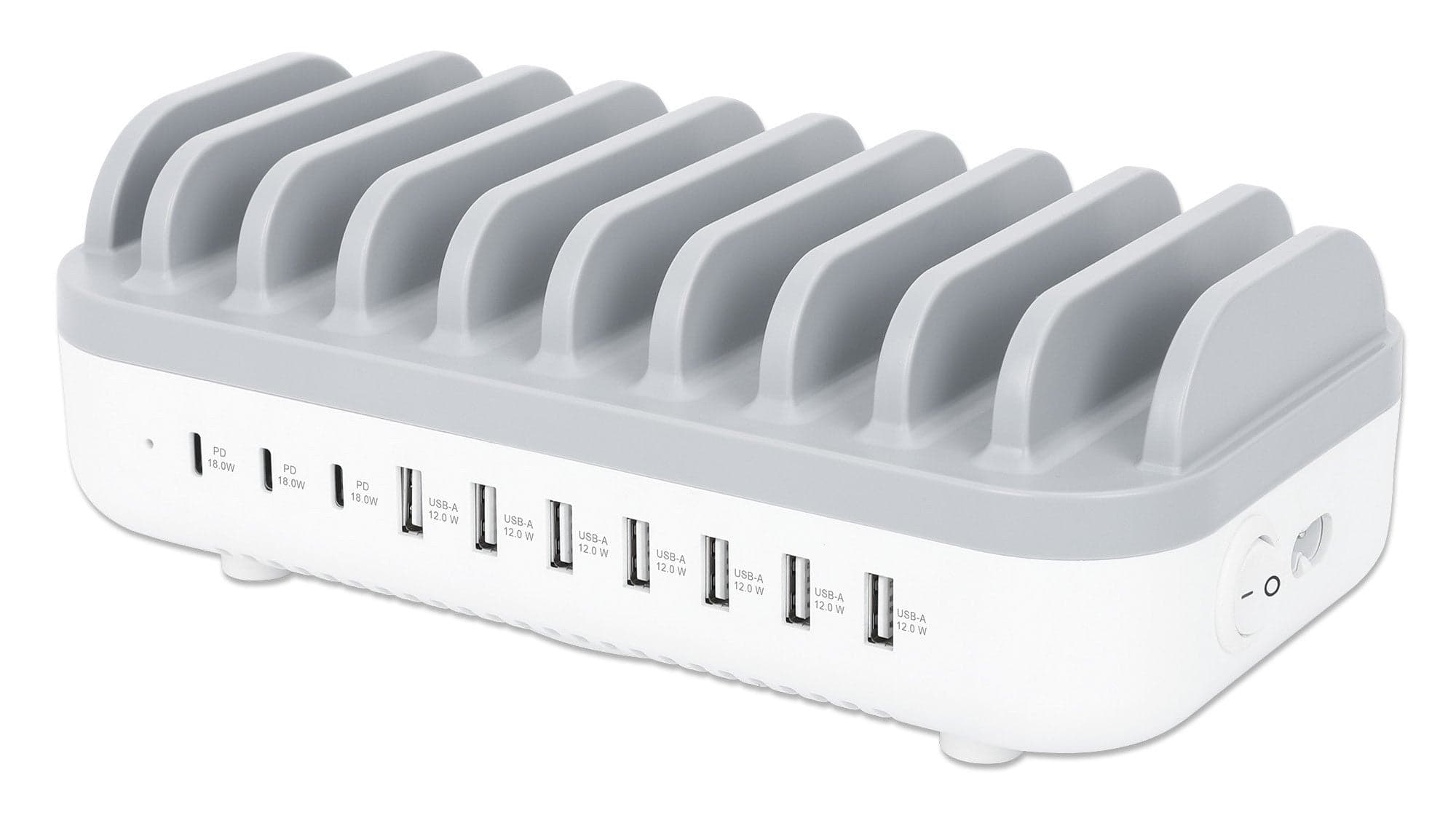 Docking Station Stazione di Ricarica 10 Porte USB 120W in  Scontolo.net - Potenza, commercioVirtuoso.it