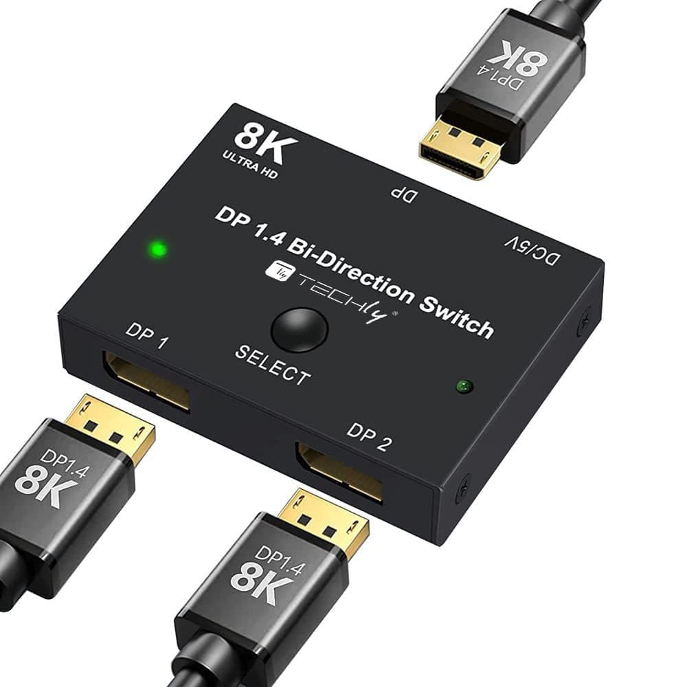 Switch Bidirezionale Convertitore Splitter DisplayPort 8K DP1.4 per Sorgenti Multiple e Display in  Scontolo.net - Potenza, commercioVirtuoso.it