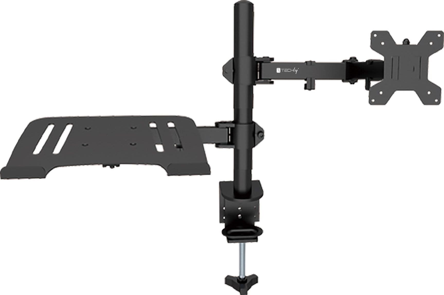 Supporto da Scrivania Braccio per Monitor 13-32'' e Mensola per Laptop in Supporti Scontolo.net - Potenza, commercioVirtuoso.it