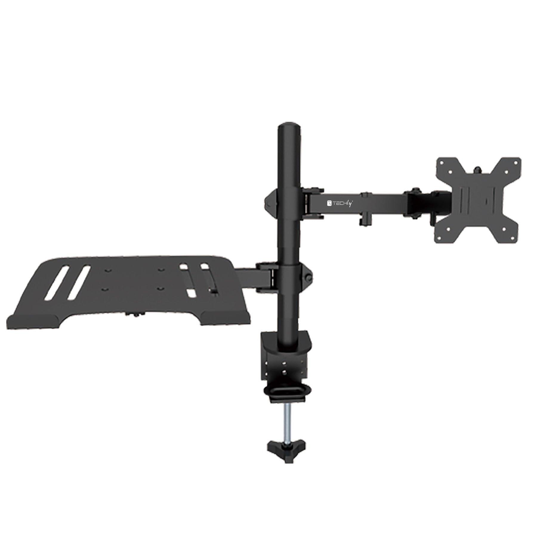 Supporto da Scrivania Braccio per Monitor 13-32'' e Mensola per Laptop in Supporti Scontolo.net - Potenza, commercioVirtuoso.it