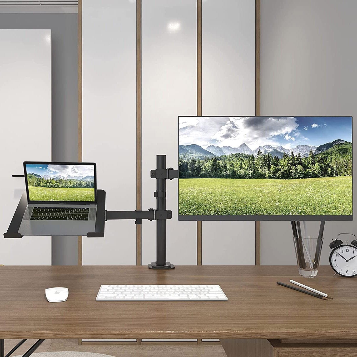 Supporto da Scrivania Braccio per Monitor 13-32'' e Mensola per Laptop in Supporti Scontolo.net - Potenza, commercioVirtuoso.it