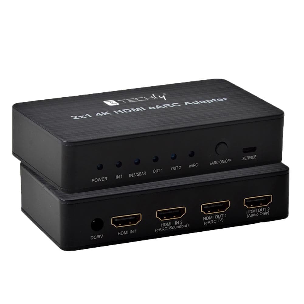 Switch HDMI 2.0 2x1 4K@60Hz con Splitter Audio eARC/ARC per Soundbar in Selettori audio-video Scontolo.net - Potenza, commercioVirtuoso.it