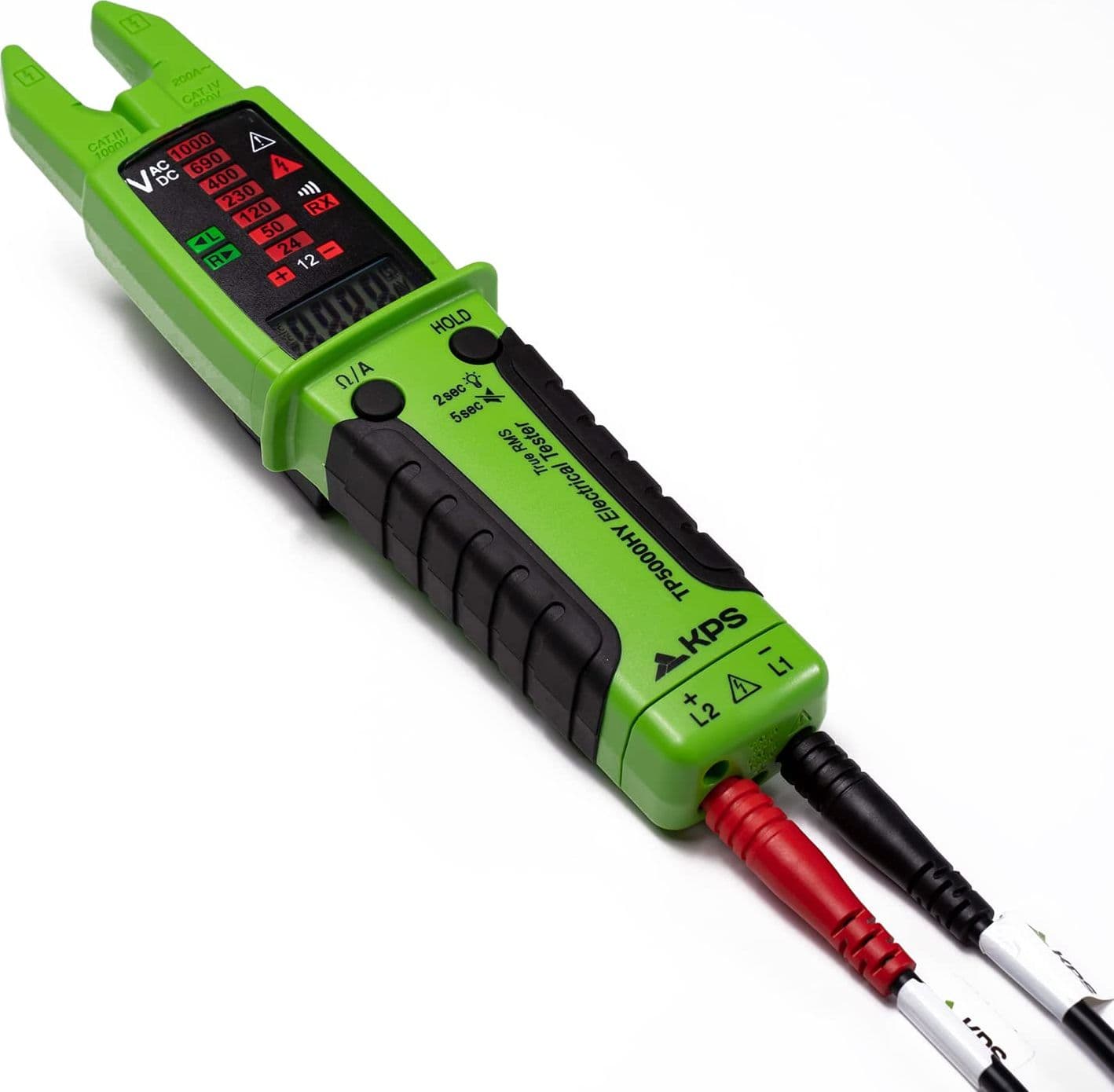 Tester di Tensione TRMS AC/DC 1000V AC 200A 10.000 Conti IP65 CAT.IV, KPS-TP5000HY in Multimetri Scontolo.net - Potenza, commercioVirtuoso.it