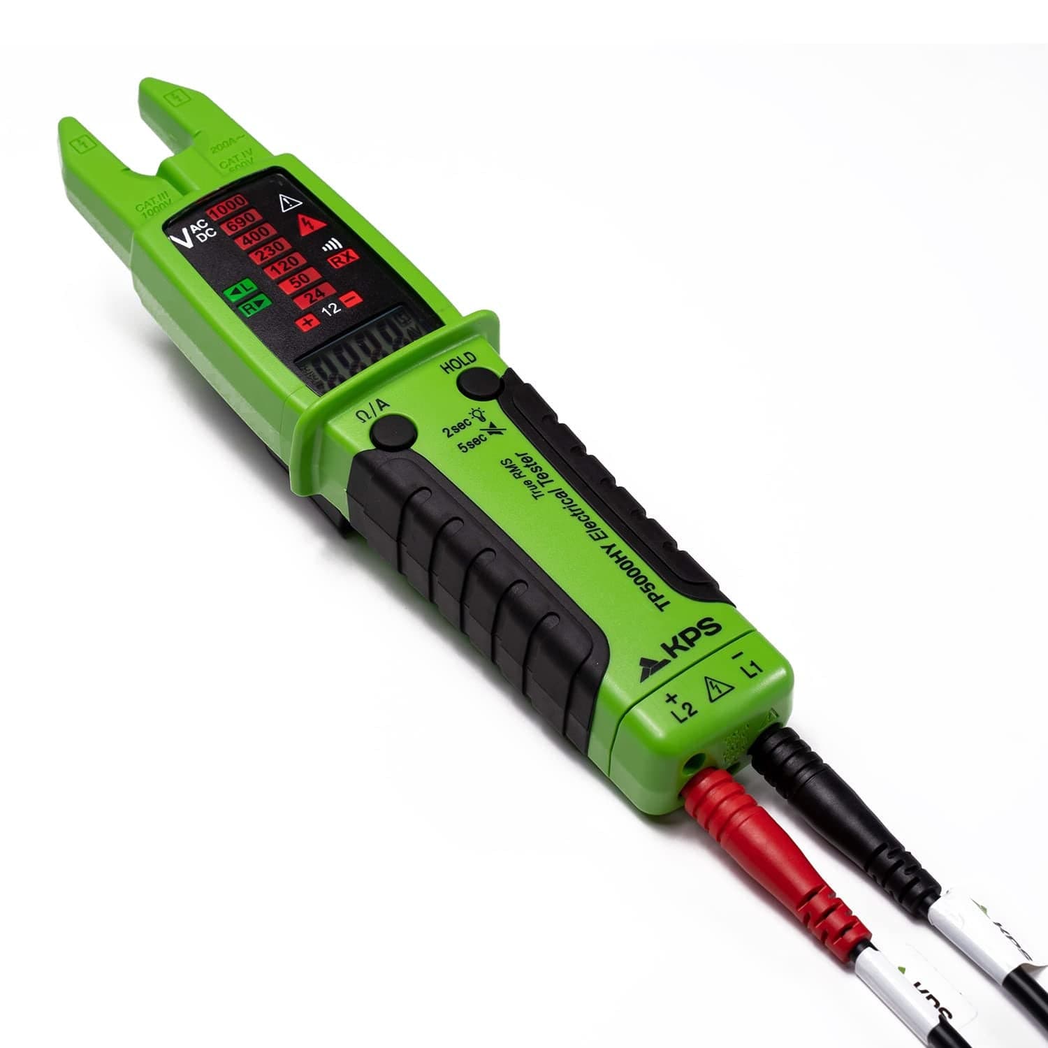 Tester di Tensione TRMS AC/DC 1000V AC 200A 10.000 Conti IP65 CAT.IV, KPS-TP5000HY in Multimetri Scontolo.net - Potenza, commercioVirtuoso.it