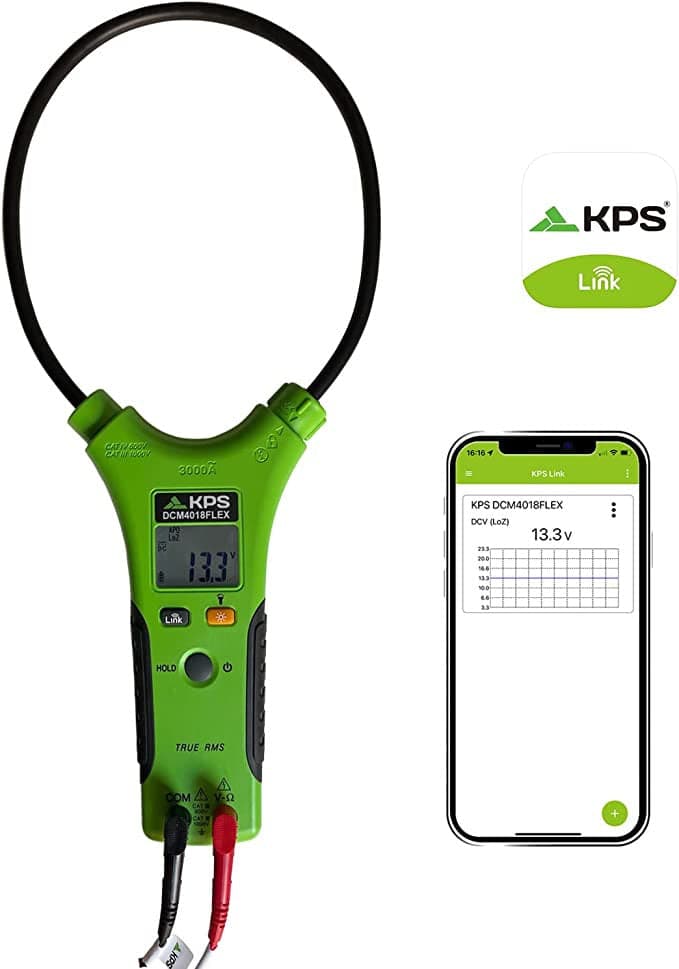 Pinza Amperometrica Flessibile Bluetooth TRMS 10.000 Counts, DCM4018FLEX in Multimetri Scontolo.net - Potenza, commercioVirtuoso.it