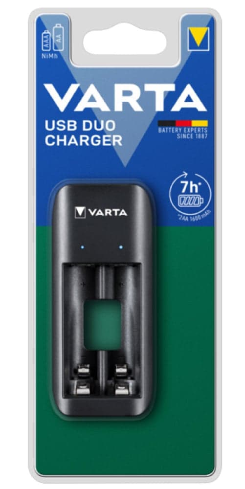 Caricabatterie Universale 2 AA/AAA/USB Duo Charger in Caricabatterie Scontolo.net - Potenza, commercioVirtuoso.it