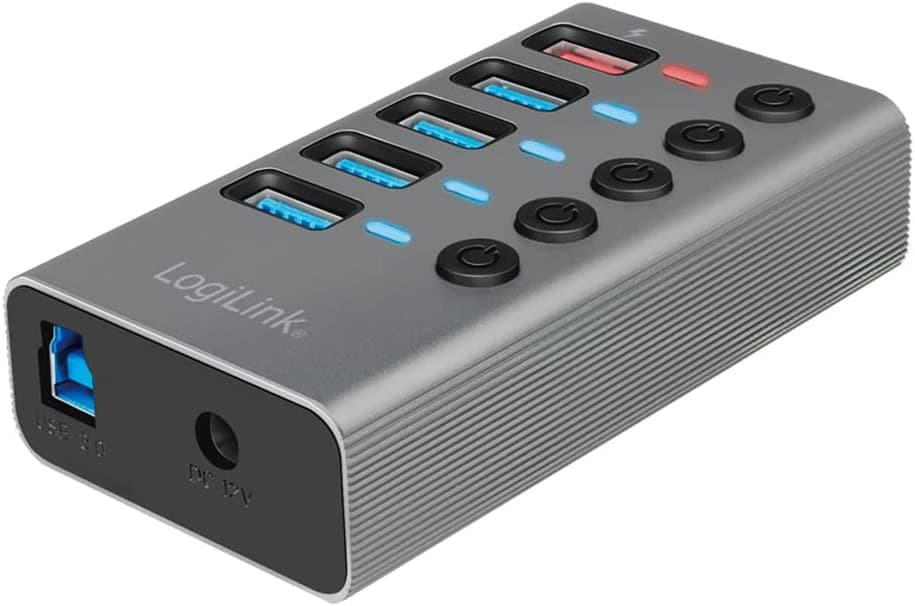Hub USB3.2 Gen1 4 Porte + 1 Porta di Ricarica Rapida Interruttore On/Off in  Scontolo.net - Potenza, commercioVirtuoso.it