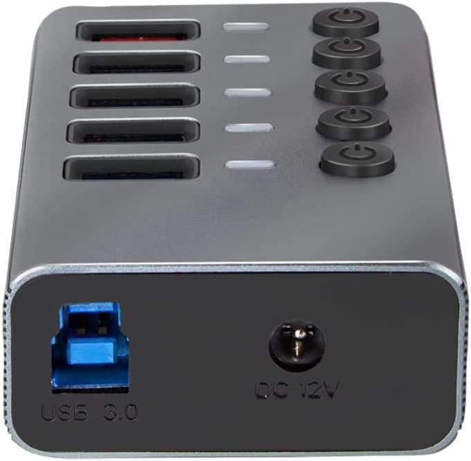 Hub USB3.2 Gen1 4 Porte + 1 Porta di Ricarica Rapida Interruttore On/Off in  Scontolo.net - Potenza, commercioVirtuoso.it