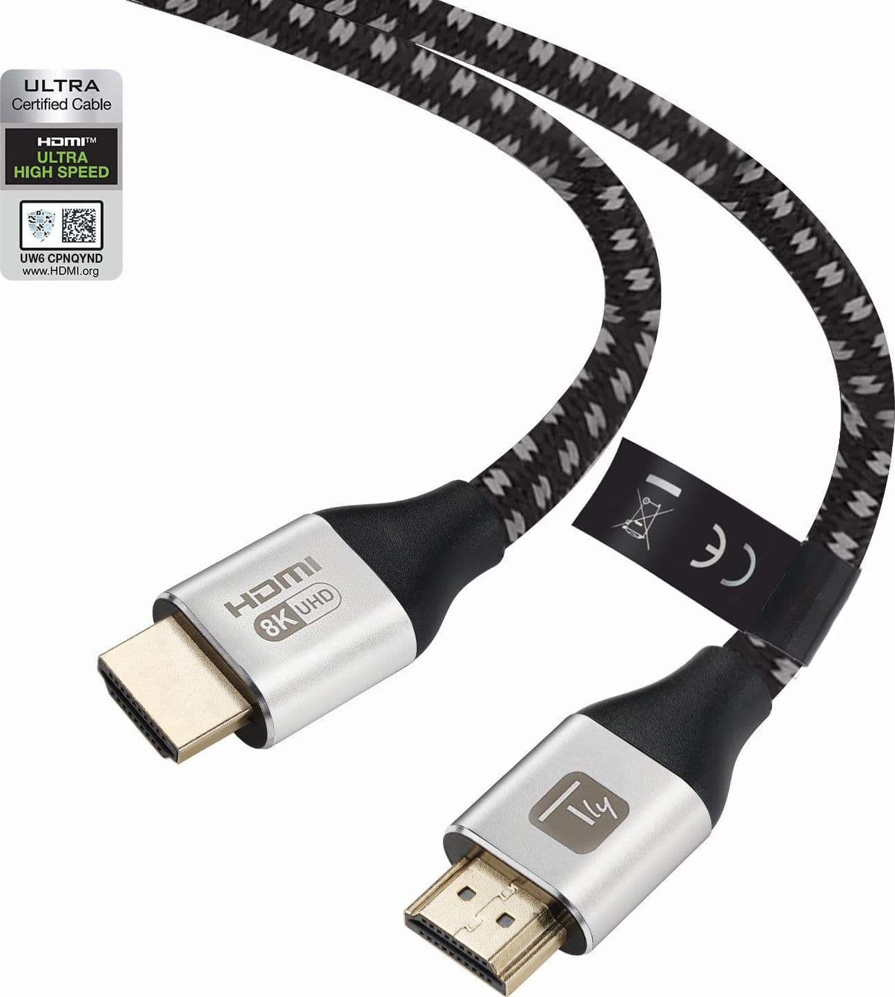 Cavo HDMI&trade Ultra High Speed 48Gbps Maschio / Maschio 8K@60Hz Certificato 1m in Cavi HDMI Scontolo.net - Potenza, commercioVirtuoso.it