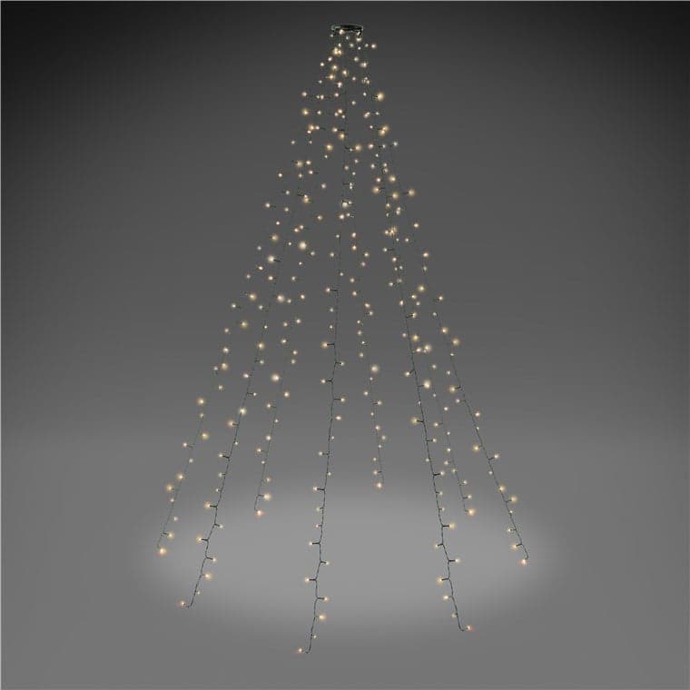 Catena Luminosa 280 Luci LED IP44 Bianco Caldo per Albero con Anello in Catene luminose Scontolo.net - Potenza, commercioVirtuoso.it