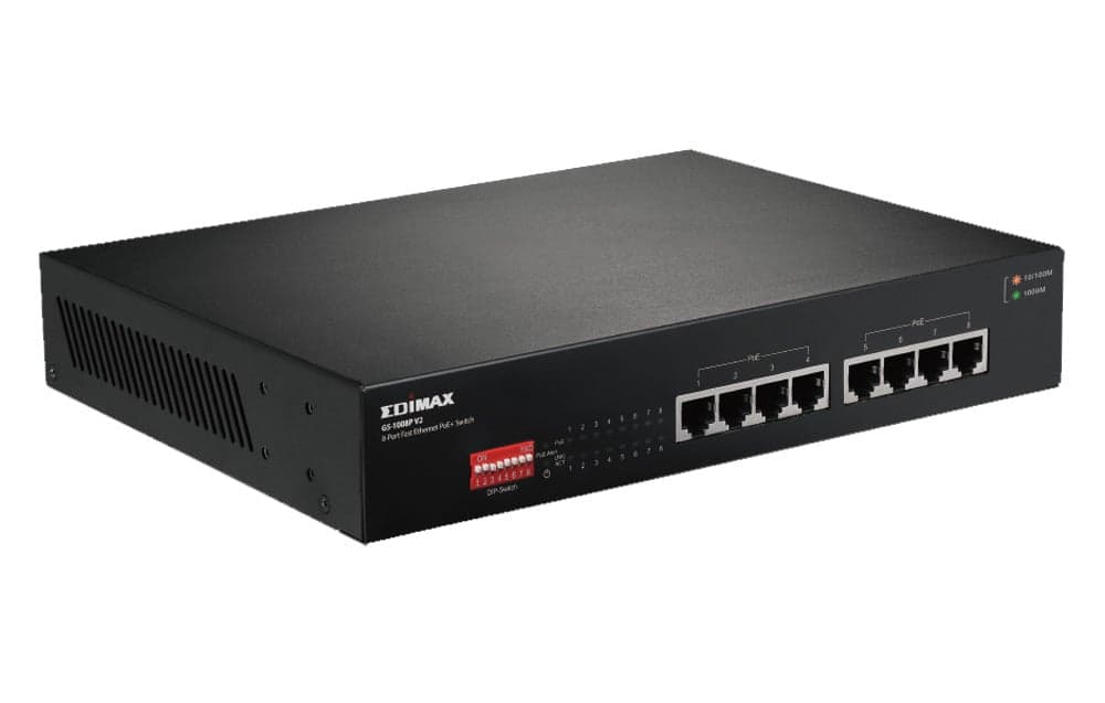Switch Gigabit PoE+ 8 porte a Lungo Raggio con DIP Switch, GS-1008P V2 in  Scontolo.net - Potenza, commercioVirtuoso.it
