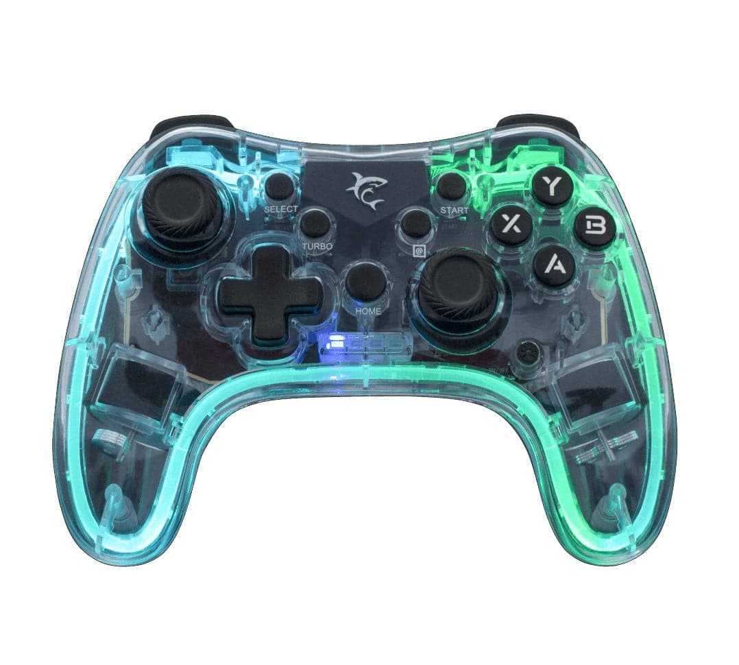 Joypad Controller di Gioco con Retroilluminazione LED e Doppia Vibrazione USB-C&trade e Bluetooth in Joystick Scontolo.net - Potenza, commercioVirtuoso.it