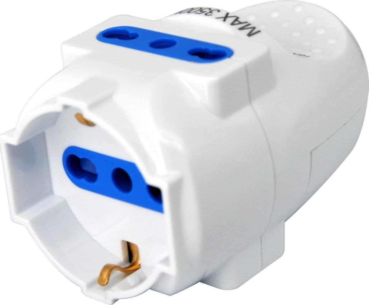 Multipresa Volante 1x 10/16A/Schuko e 2x 10/16A Bipasso in Multiprese Scontolo.net - Potenza, commercioVirtuoso.it