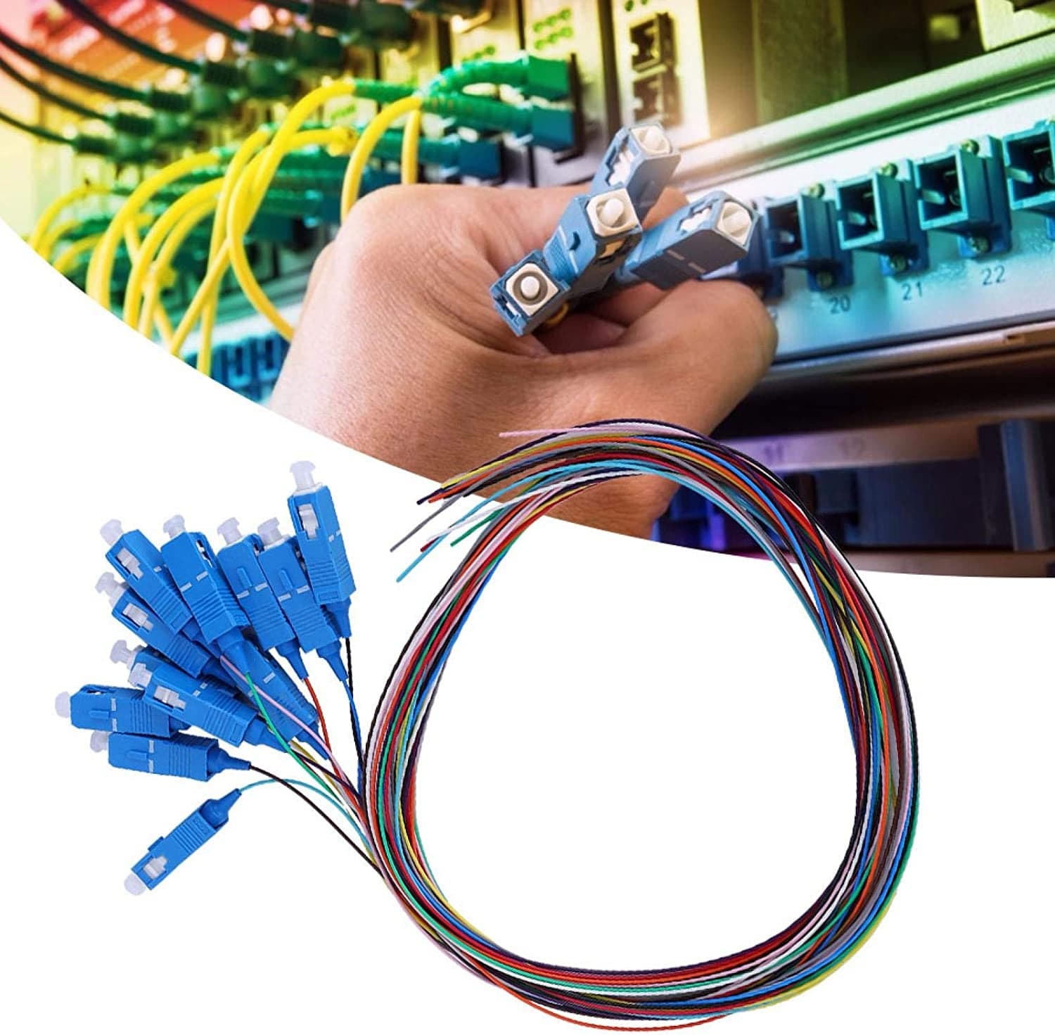 Cassetta di Giunzione Attrezzata con 12 Pigtail Fibra Monomodale OS2 SC/APC 9/125 2m in  Scontolo.net - Potenza, commercioVirtuoso.it