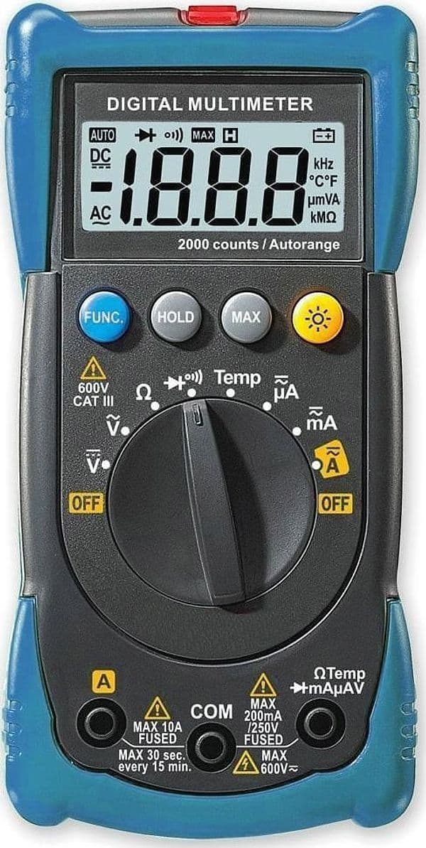 Multimetro Digitale Autorange 2000 Counts, C-LOGIC 560 in Multimetri Scontolo.net - Potenza, commercioVirtuoso.it