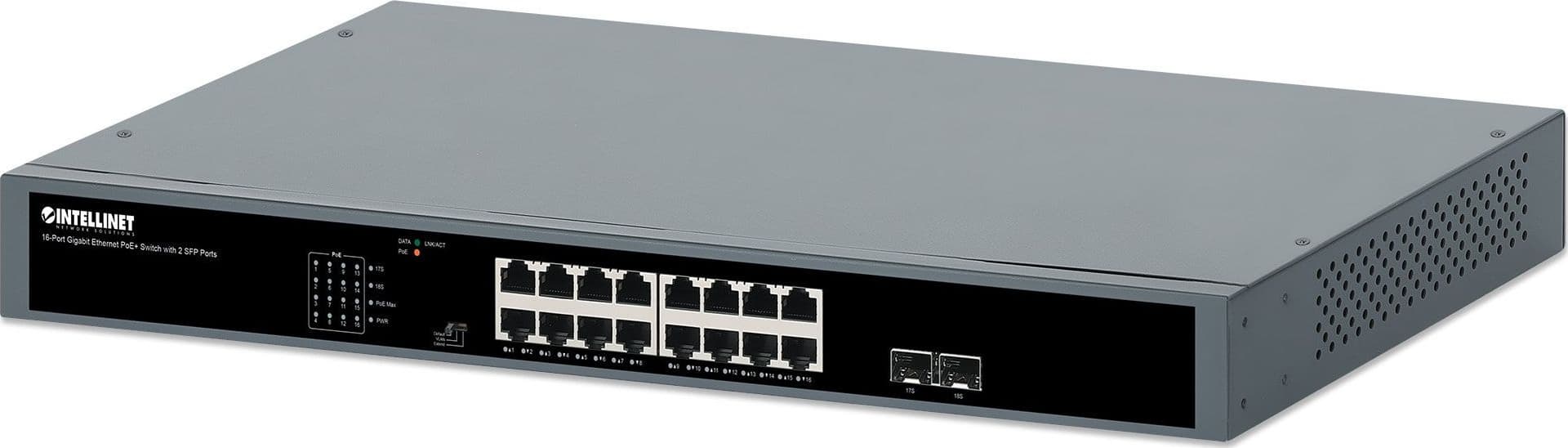 Gigabit Ethernet Switch PoE+ 16 porte con 2 porte SFP in  Scontolo.net - Potenza, commercioVirtuoso.it