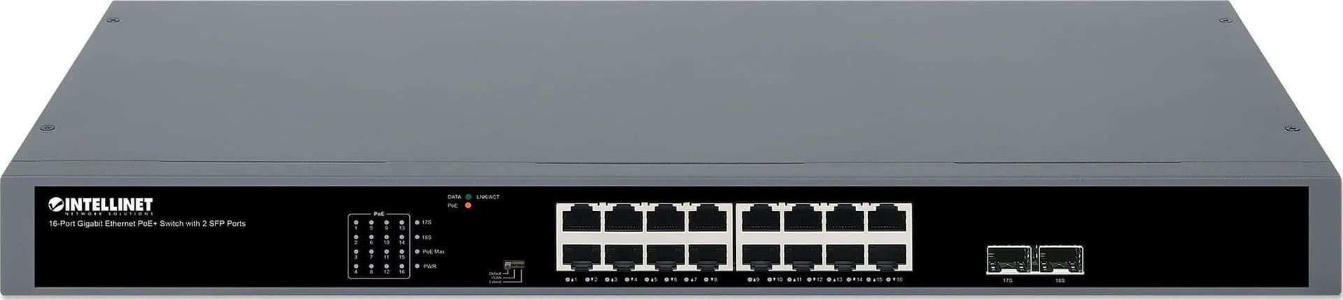 Gigabit Ethernet Switch PoE+ 16 porte con 2 porte SFP in  Scontolo.net - Potenza, commercioVirtuoso.it