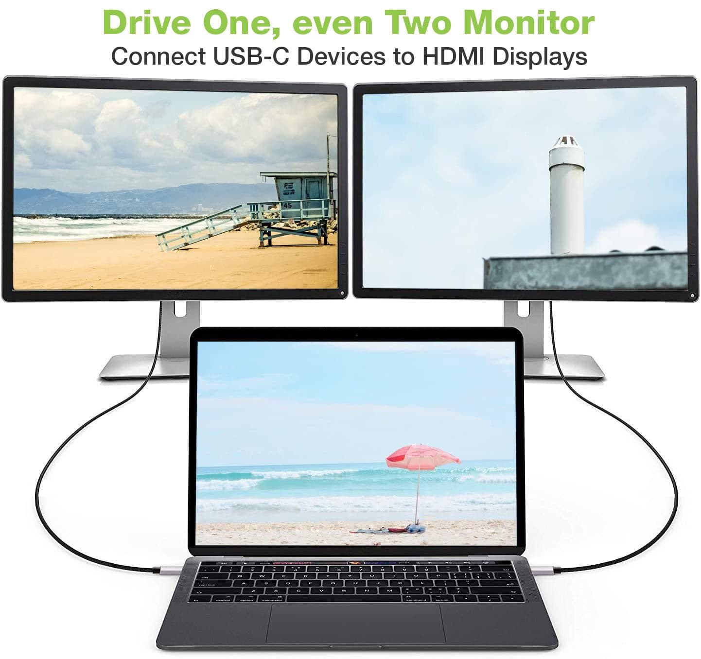 Cavo Adattatore USB-C&trade 3.2 a HDMI 2.1 8K@60Hz 1,8 m in Cavi HDMI Scontolo.net - Potenza, commercioVirtuoso.it