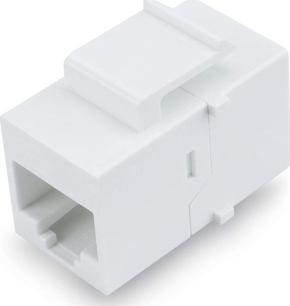 Accoppiatore Keystone RJ45 F/F Cat.5E UTP Bianco in Cavi Ethernet Scontolo.net - Potenza, commercioVirtuoso.it