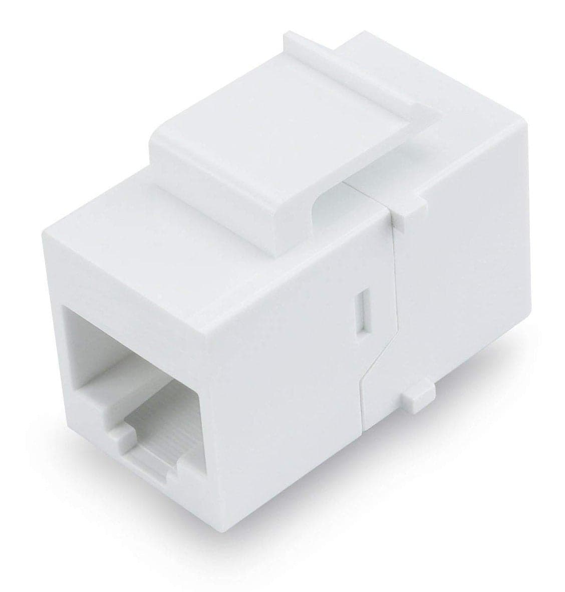 Accoppiatore Keystone RJ45 F/F Cat.5E UTP Bianco in Cavi Ethernet Scontolo.net - Potenza, commercioVirtuoso.it