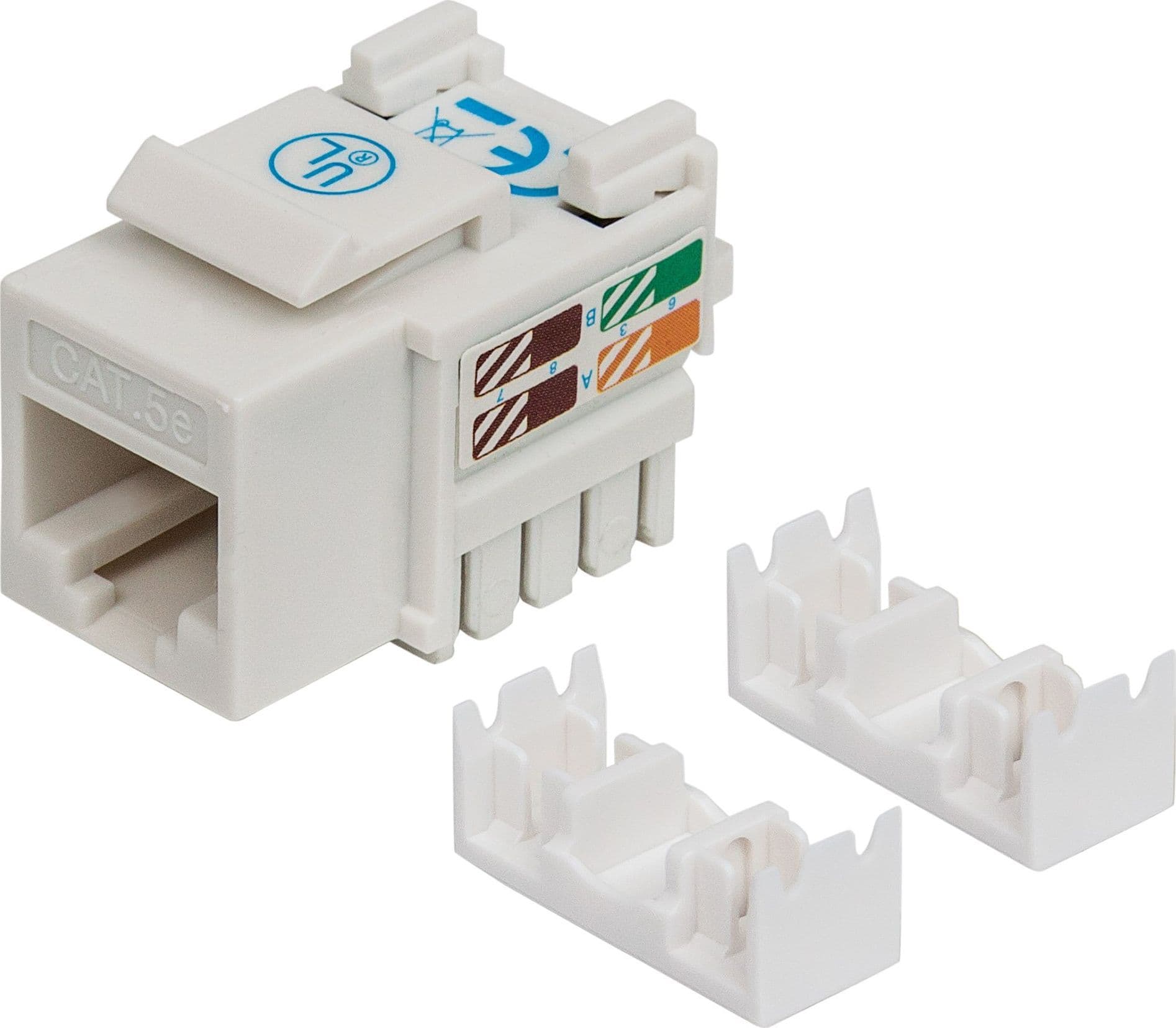 Frutto Keystone RJ45 Cat.5E UTP IDC 90&deg Bianco in Cavi Ethernet Scontolo.net - Potenza, commercioVirtuoso.it