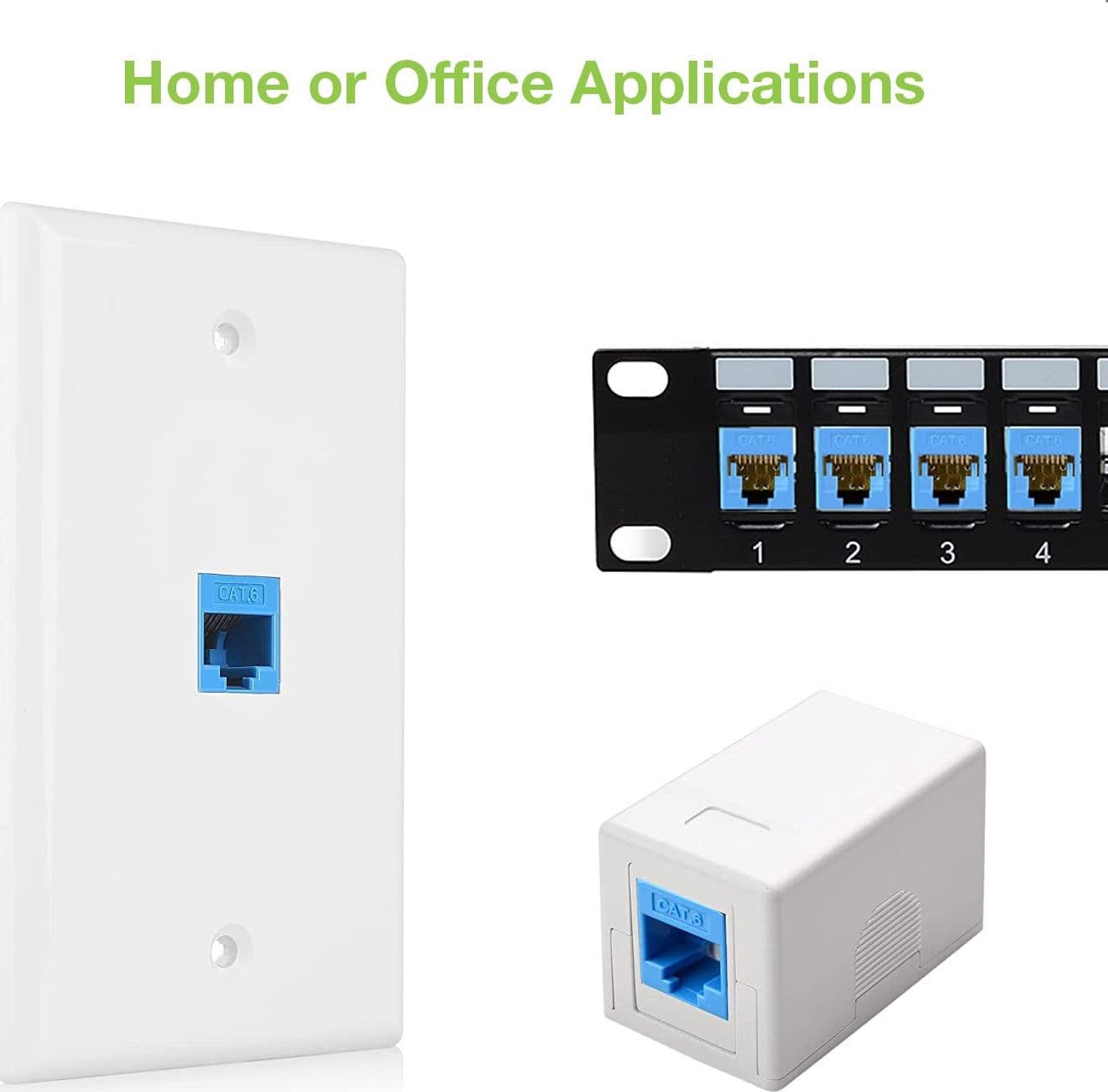 Frutto Keystone RJ45 Cat.6 UTP IDC 90&deg Blu in Cavi Ethernet Scontolo.net - Potenza, commercioVirtuoso.it