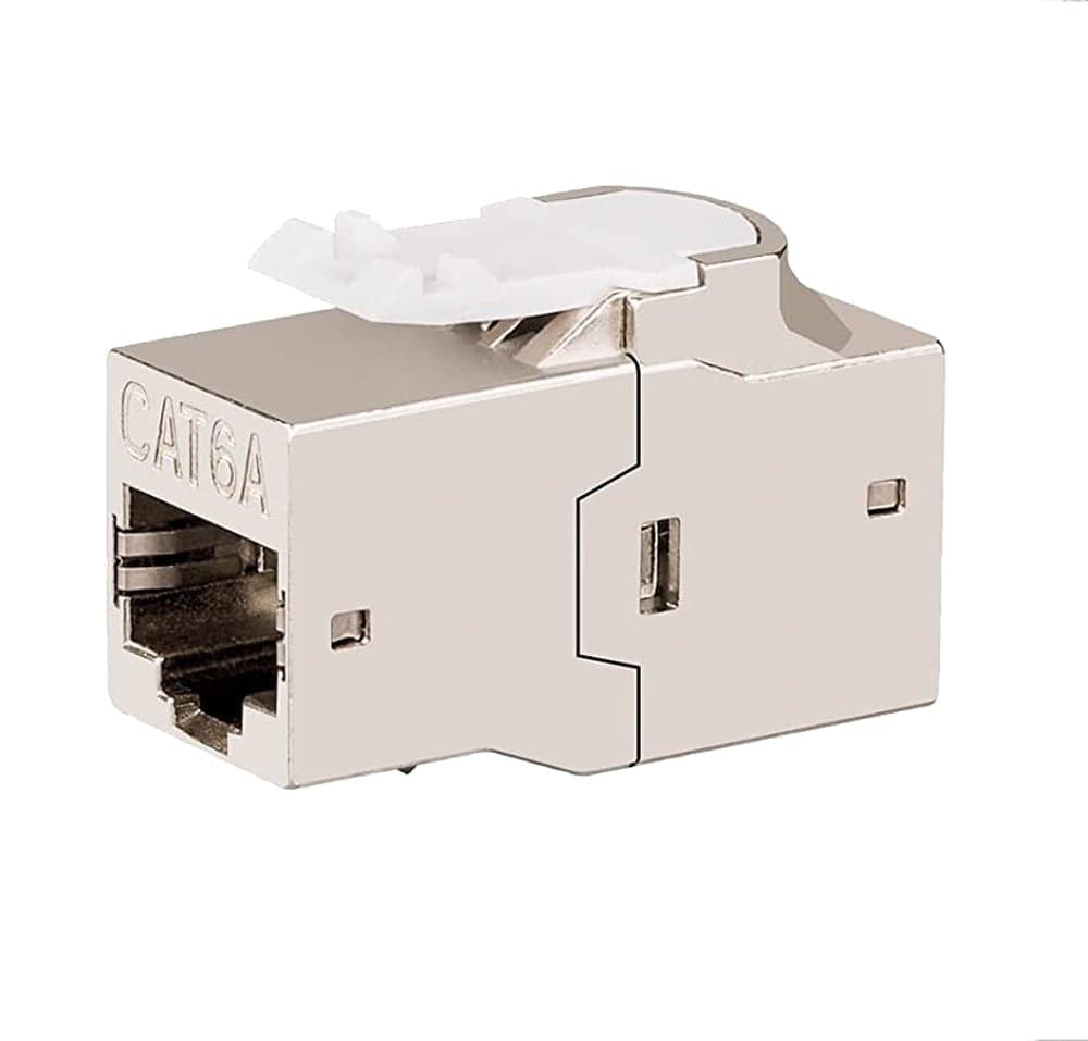 Accoppiatore di Rete RJ45 Cat.6A F/F Schermato FTP da pannello 16.5mm in Cavi Ethernet Scontolo.net - Potenza, commercioVirtuoso.it