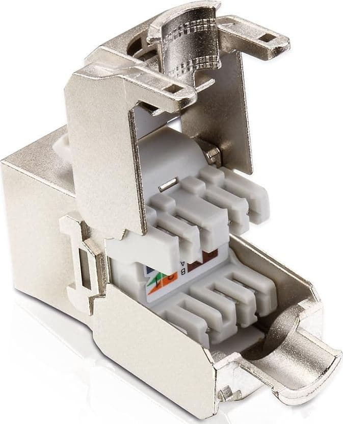 Frutto Keystone RJ45 Cat.6A STP Tool-Free 16.60mm in Connettori Scontolo.net - Potenza, commercioVirtuoso.it