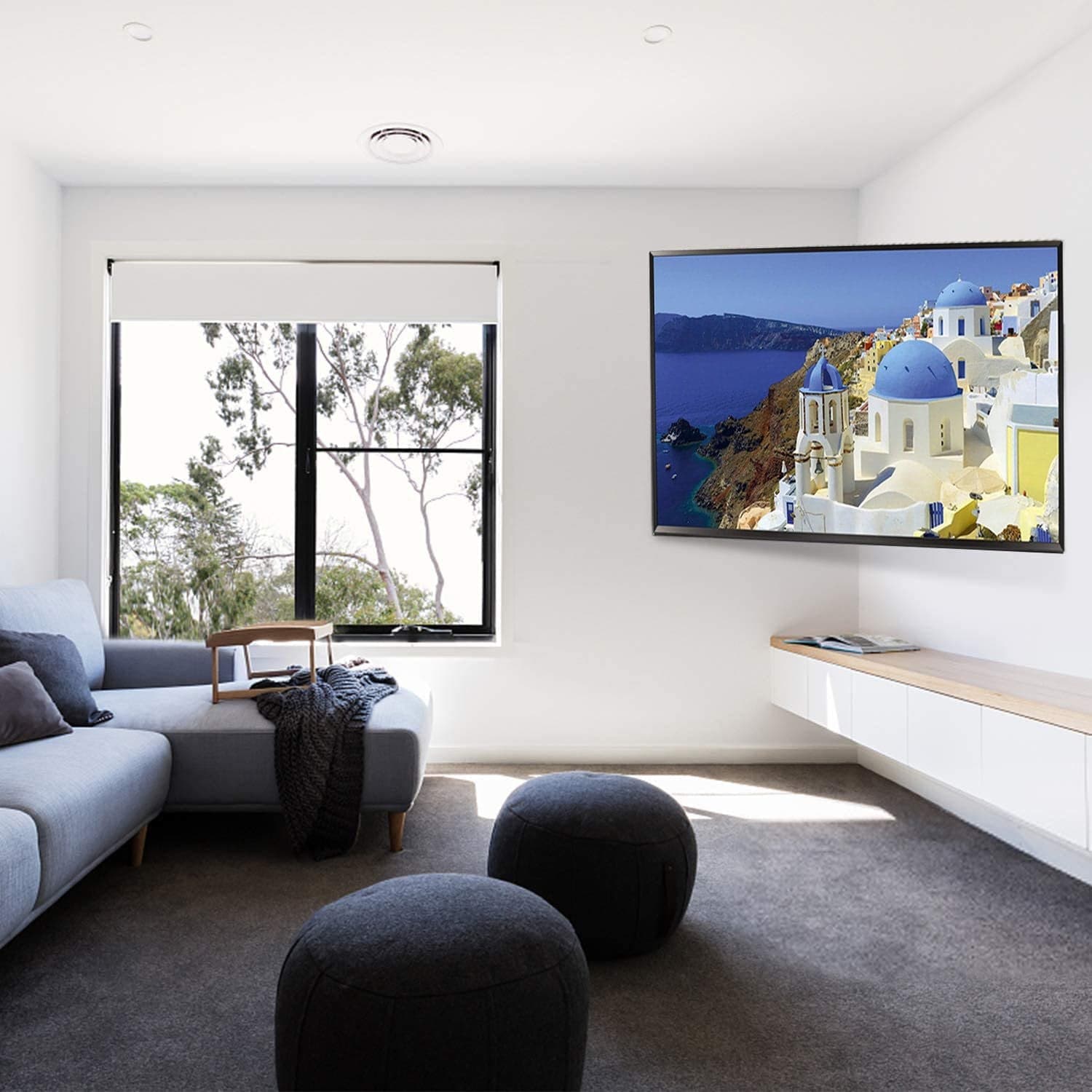 Staffa Universale Full-Motion per Fissaggio a Parete ad Angolo TV 32-70'' in Supporti da parete e da soffitto Scontolo.net - Potenza, commercioVirtuoso.it