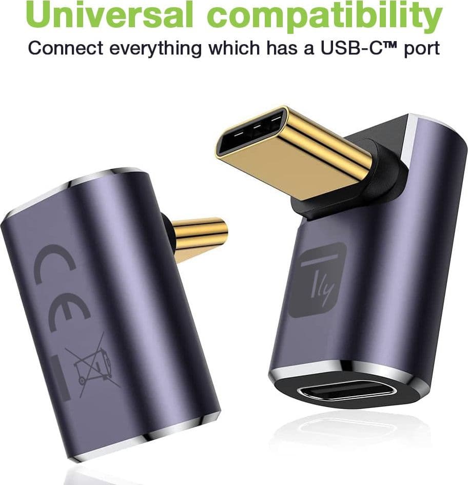Adattatore USB-C&trade Maschio/Femmina Angolato 90&deg 40Gbps 4K e 8K in  Scontolo.net - Potenza, commercioVirtuoso.it
