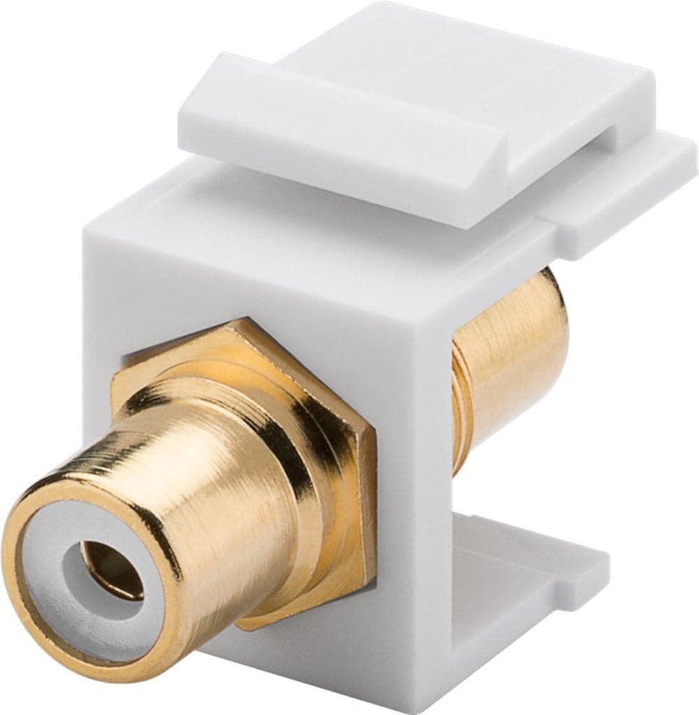 Modulo Keystone Cinch/RCA Bianco in Cavi Ethernet Scontolo.net - Potenza, commercioVirtuoso.it