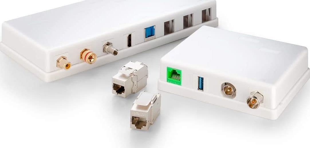 Modulo Keystone Cinch/RCA Bianco in Cavi Ethernet Scontolo.net - Potenza, commercioVirtuoso.it