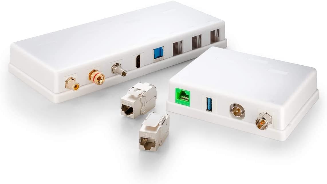 Modulo Keystone Cinch/RCA Bianco in Cavi Ethernet Scontolo.net - Potenza, commercioVirtuoso.it