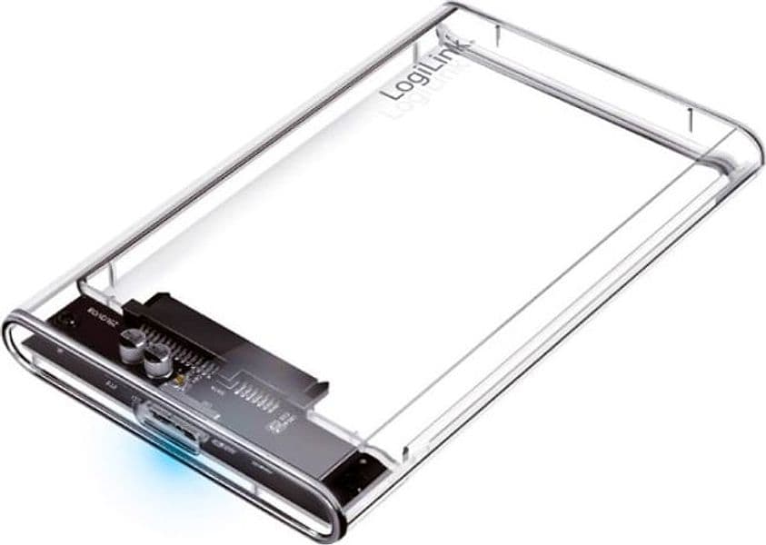 Box HDD/SSD Esterno per Disco Rigido 2.5'' USB 3.0 Trasparente con LED in Case e serrature Scontolo.net - Potenza, commercioVirtuoso.it