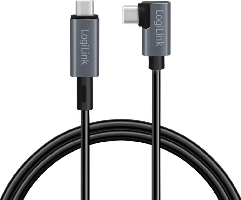 Cavo HighSpeed E-mark PD USB-C&trade Maschio Angolato/USB-C&trade Maschio Dritto 2m Nero in  Scontolo.net - Potenza, commercioVirtuoso.it