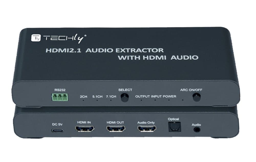Estrattore Audio HDMI 2.1 LPCM7.1 ARC 8K Audio 3.5'' e Toslink SPDIF in Convertitori D-A Scontolo.net - Potenza, commercioVirtuoso.it