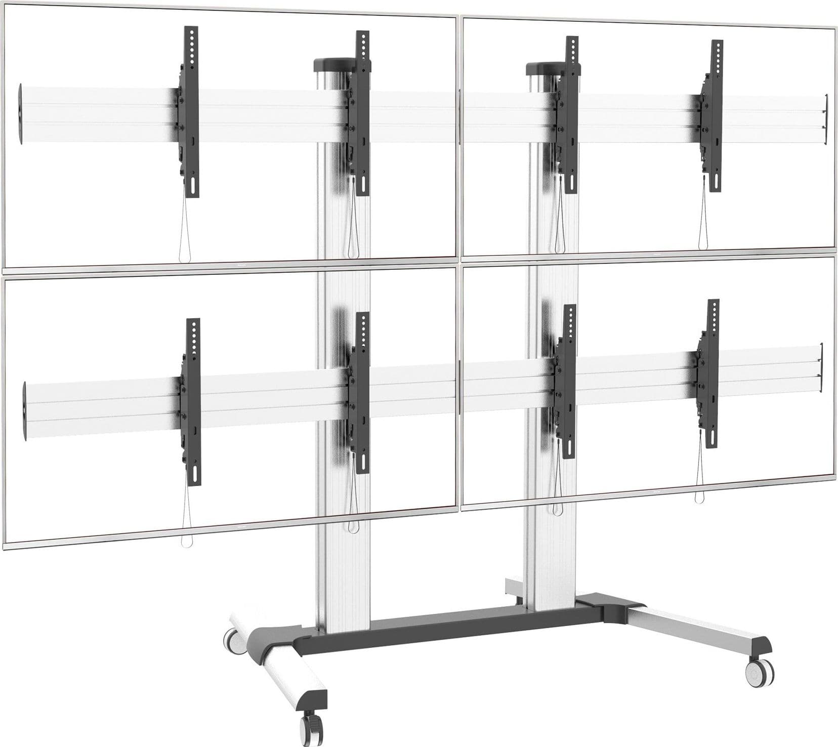 Supporto a Pavimento per 4 TV LCD/LED 32-55'' per Video Wall in Mobili Scontolo.net - Potenza, commercioVirtuoso.it
