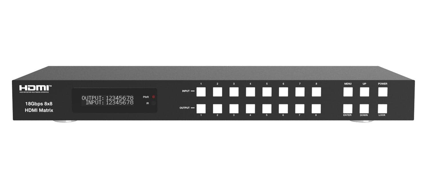 Matrix Swtich HDMI 2.0 8x8 18Gbps 4k@60Hz in Selettori audio-video Scontolo.net - Potenza, commercioVirtuoso.it