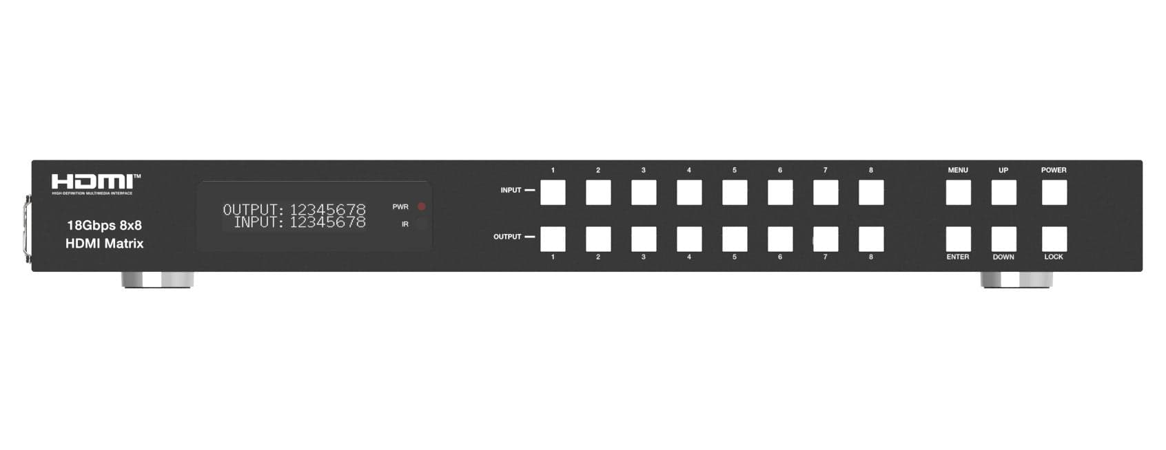 Matrix Swtich HDMI 2.0 8x8 18Gbps 4k@60Hz in Selettori audio-video Scontolo.net - Potenza, commercioVirtuoso.it