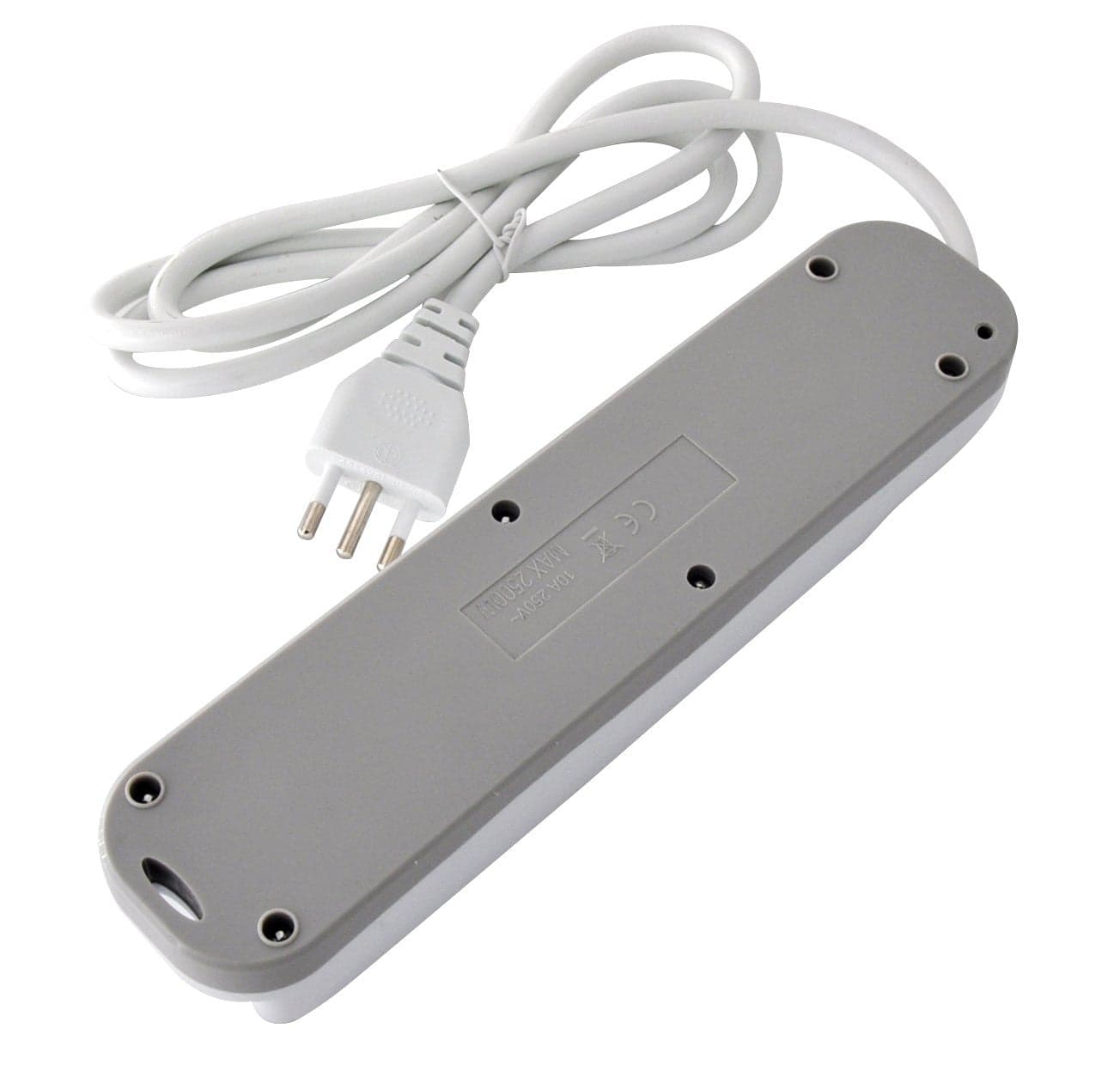 Presa Multipla a 4 Posti Italiana Bipasso/Schuko Spina 10A in Multiprese Scontolo.net - Potenza, commercioVirtuoso.it