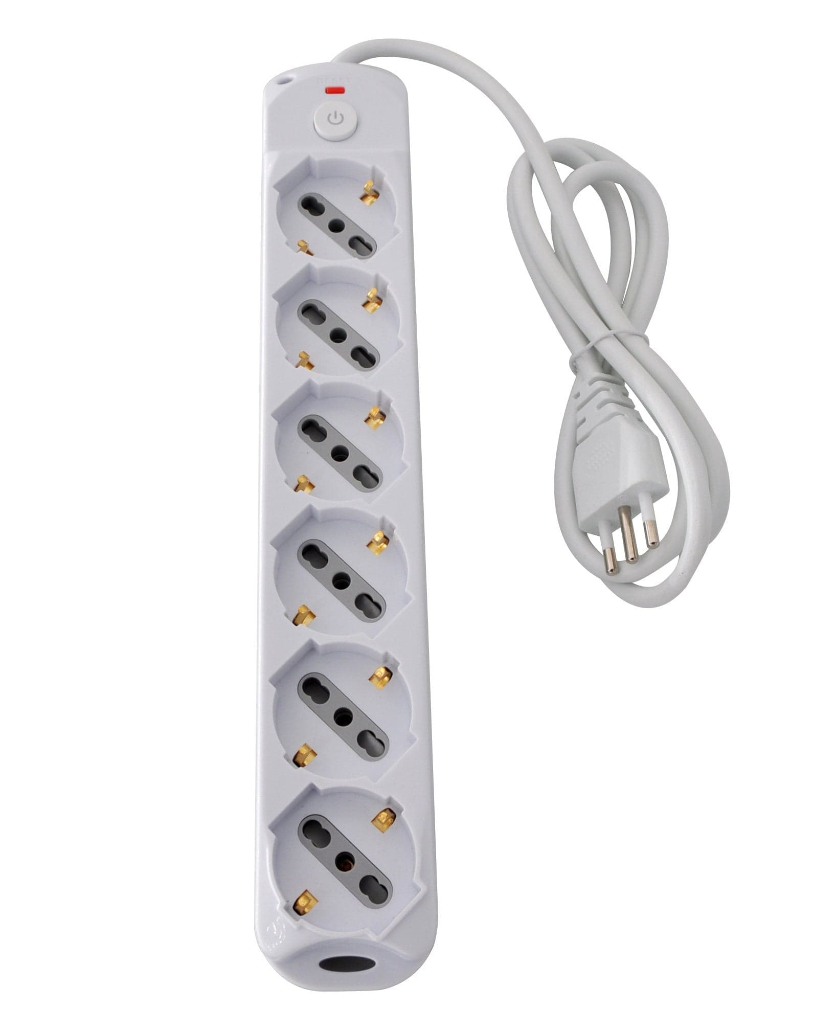 Presa Multipla a 6 Posti Italiana Bipasso/Schuko Spina 10A in Multiprese Scontolo.net - Potenza, commercioVirtuoso.it
