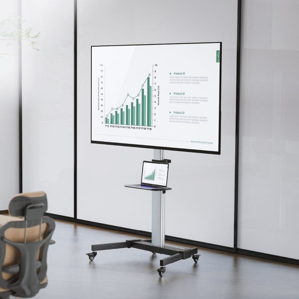 Supporto a Pavimento con Mensola Trolley TV LCD/LED 37-86'' in Supporti da parete e da soffitto Scontolo.net - Potenza, commercioVirtuoso.it