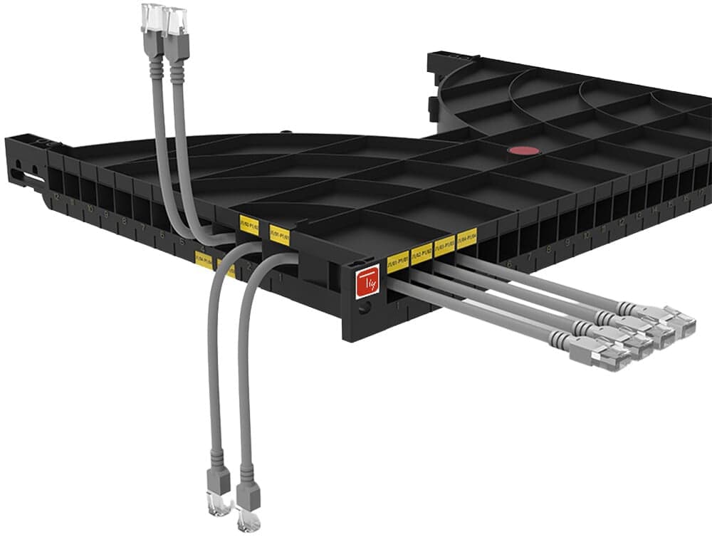 Mensola Gestione Cavi su Rack 19'' 24 Porte P.1000 mm in  Scontolo.net - Potenza, commercioVirtuoso.it
