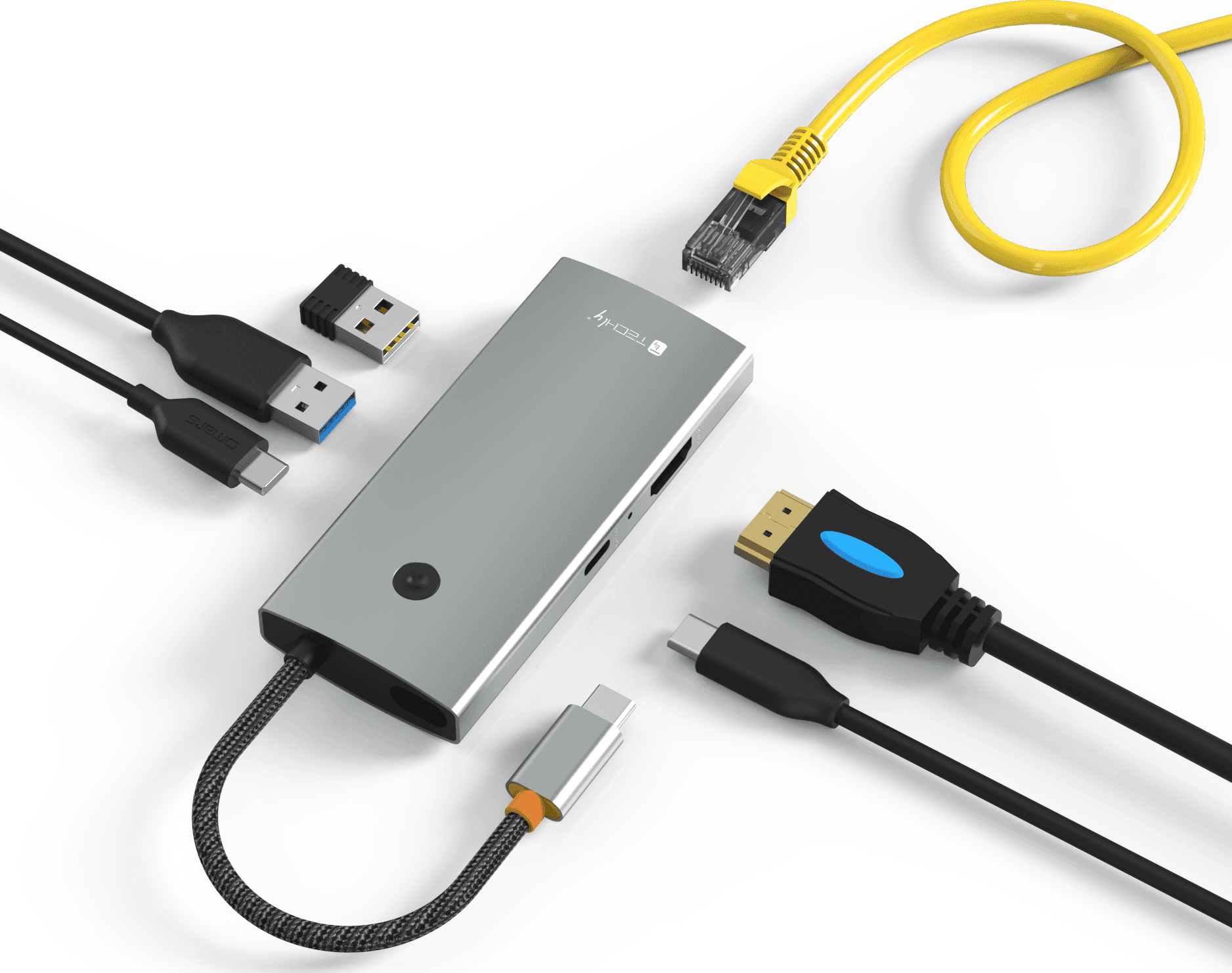 Docking Station Multifunzione Hub USB-C&trade 6 in 1 con interruttore in  Scontolo.net - Potenza, commercioVirtuoso.it