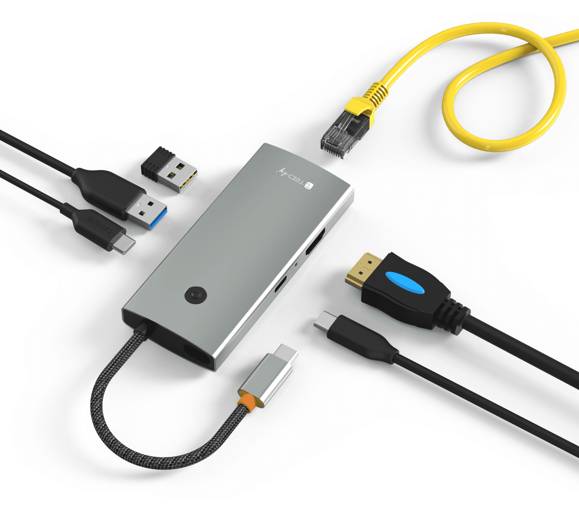 Docking Station Multifunzione Hub USB-C&trade 6 in 1 con interruttore in  Scontolo.net - Potenza, commercioVirtuoso.it